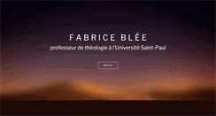 Desktop Screenshot of fabriceblee.com